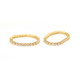 Gypsophila ring female niche design ins trend cool style high-end chain index finger ring light luxury fashion personality