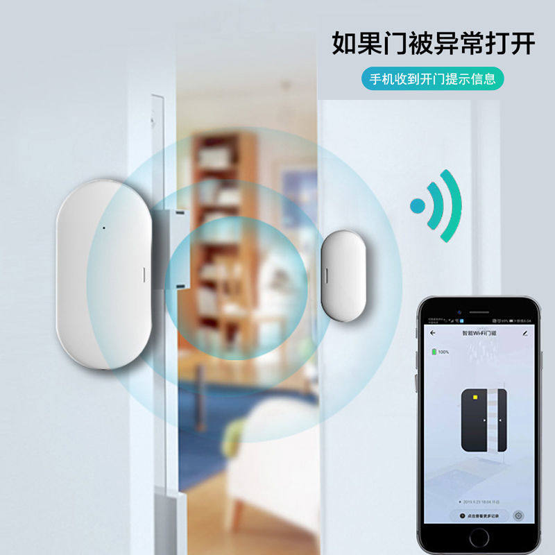 Tuya smart wireless zigbee home door and window sensor multi-function door magnetic device linkage central control host