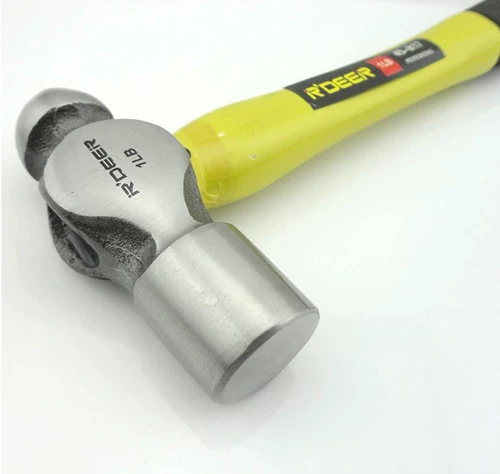 Feilu RDEER с волокнистой ручкой, молоток с круглой головкой, маленький молоток, молоток из листового металла 45-817A 0,5P