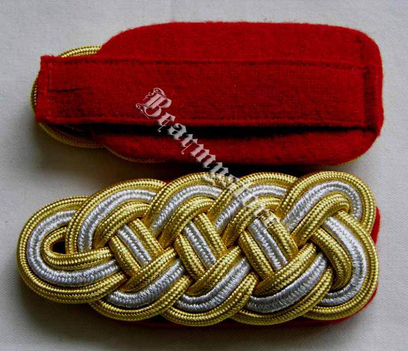Original style German Wehrmacht Army Wire braided General Epaulette Indian Wire Army Major General Epaulette