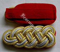 Original style Deutsche Wehrmacht Army Metal Wire General Epaulettes Indian Silk Army Major General Epaulettes