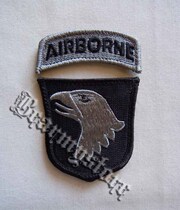 United States 101 Howling Mountain Eagle Division Airborne ACU camouflage uniforms player morale chapter with Velcro