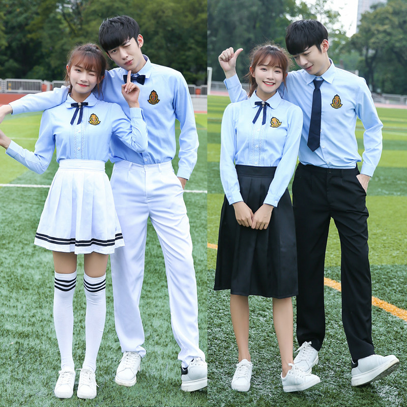 Graduation season School uniform set Junior high school high school students British college style Korean campus style Women's Korean version of the class suit