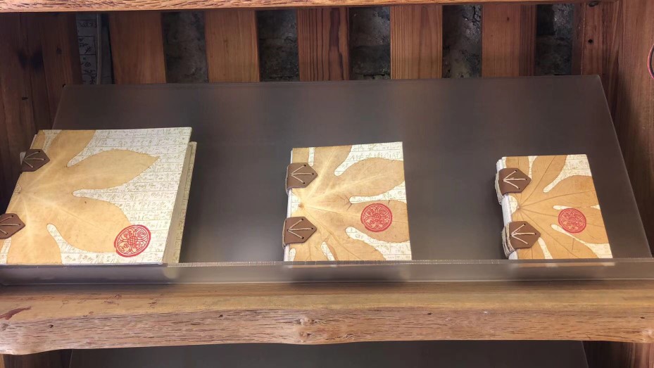 Direct feather octagon gold disk cover notebook Notebook East Pass notebook