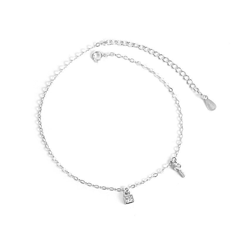 Bracelet de cheville Femme OTHER   en Argenterie - Ref 3101929 Image 5