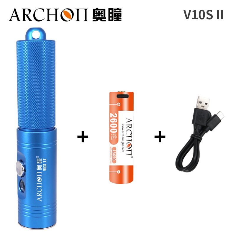 ARCHON Austrian pupil diving flashlight deep diving equipment 1200 lumens diving flashlight