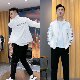 2023 Spring Men's New Stand Collar Black White Cardigan Men's Jacket Men's Short Casual Jacket Tops for Men