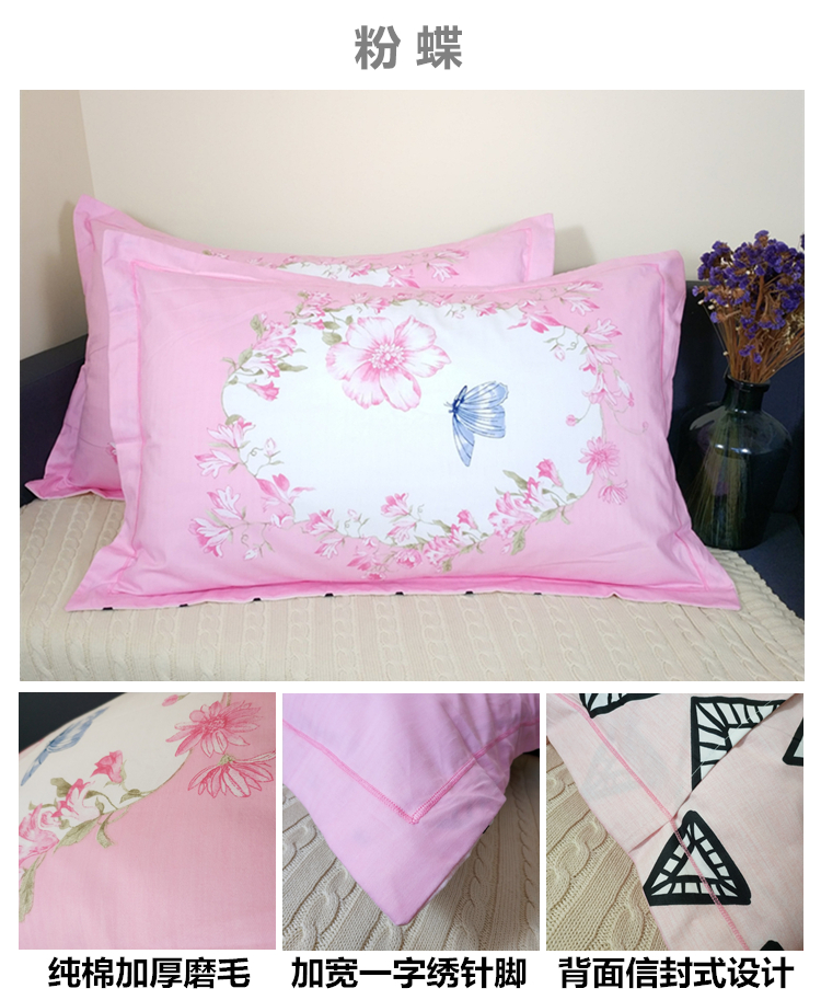 gối bông một cặp chà nhám dày có nghĩa là 100% cotton áo gối đơn gối tay 2 - Gối trường hợp gối lock&lock