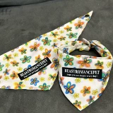 Петухой собака, интернет -знаменитый треугольник шарф, красивые ретро -аксессуары, большая собака, лабрадор Золотая слюна полотенце