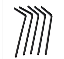 Environmentally friendly black Drinking tube straw Home Cocktail Glass Special 200 Dress