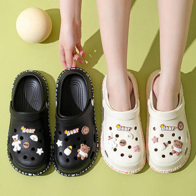 外穿护士凉拖鞋医护踩屎感沙滩鞋