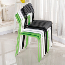 Conference stacking chair Home lazy computer leisure chair Simple office backrest chair stool Under 40 yuan dining chair