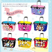 Daily order Moomin Gemini Melody Alice Folding Picnic Basket Ice Bag Shopping Basket Portable Insulation Bag