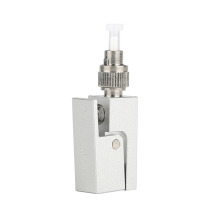 FC square bare fiber optic flange temporary connection adapter OTDR test bare fiber coupler fixture