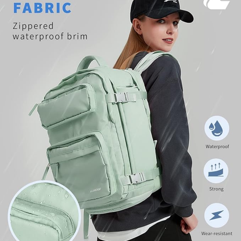 J Brand Export Single Waterproof Travel Backpack 40 Liters Airline Certified Laptop Backpack with Compartments