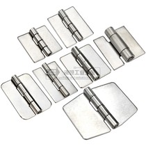 Stainless steel hinge 304 brushed industrial folding hinges no hole mechanical wrench door hinges can be welded door hinges