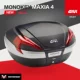 Modway GIVI cừu lớn xe máy phía sau thân xe đầu máy 2 mũ bảo hiểm lớn xe tay ga phổ quát V47