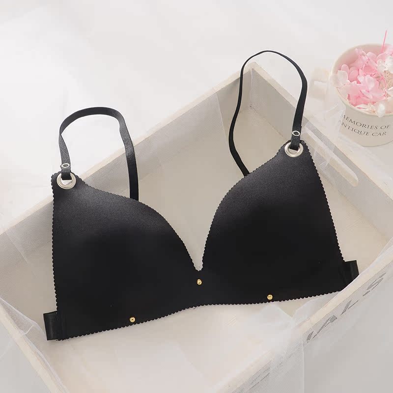 Vô hình backless vẻ đẹp trở lại đồ lót ladies V-loại sexy dress bra mà không có dấu vết thu thập đơn ngực áo ngực đồ lót