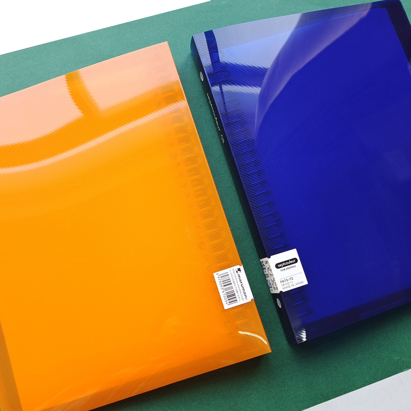 Japanese maruman Manrakubun SEPT COULEUR Rainbow Loose-leaf Notebook Notepad Transparent Shell B5