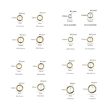 Японский золотой металлический браслет ручной работы, аксессуар, DIY