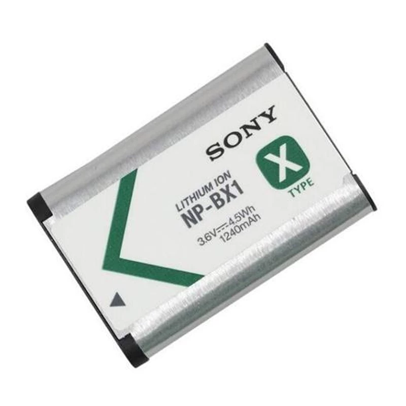 Оригинальная батарея Sony NP-BX1 RX100 m7 m5m4 черная карта RX1R2 HX400 ZV-1 wx350