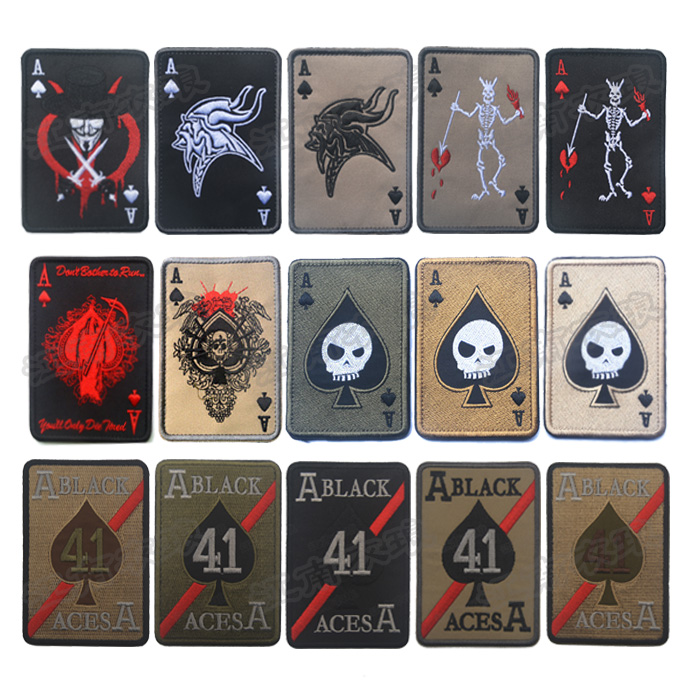 Vf-41 Black Aces US Navy f-14 Tomcat f-4 Phantom fighter squadron patch