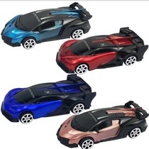 13CM childrens baby toy return car mini car Sports car racing model boy kindergarten