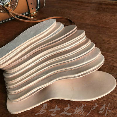 Free shipping, thickened top layer yellow cattle leather insoles, anti-odor, dry, sweat-absorbing, breathable, comfortable and durable leather outsoles