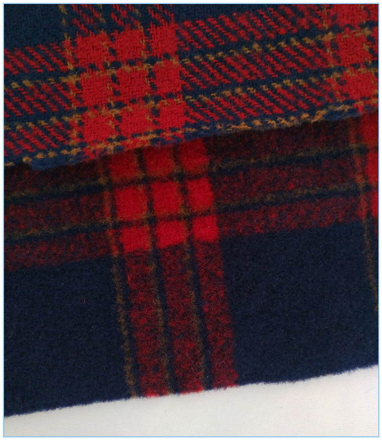 Vải len dày kẻ sọc cashmere vải len ấm áo quần váy vải len thủ công vải may quần