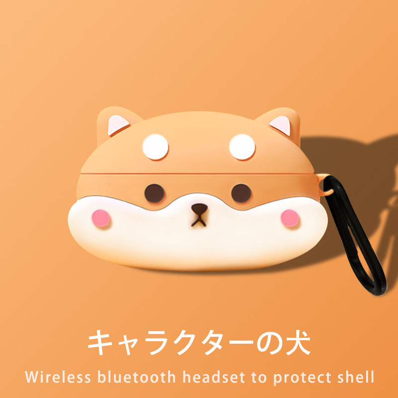 Suitable for Soundpeats Peat Air4 Earphone Case Capsule3Pro Bluetooth Earphone Protective Case Air3 Men and Women Deluxe Hs Protective Case Air4Lite Cartoon Silicone Anti-Fall Soft Case Suitable for Soundpeats Peat Air4 Earphone Case Capsule3Pro Bluetooth Earphone Protective Case Air3 Men and Women Deluxe Hs Protective Case Air4Lite Cartoon Silicone Anti-Fall Soft Case