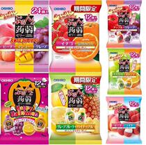 Japan imported orihiro Joy Christmas Edition Konjac Jelly Fruit-flavored Absorbable Jelly Double Pack 12 pieces