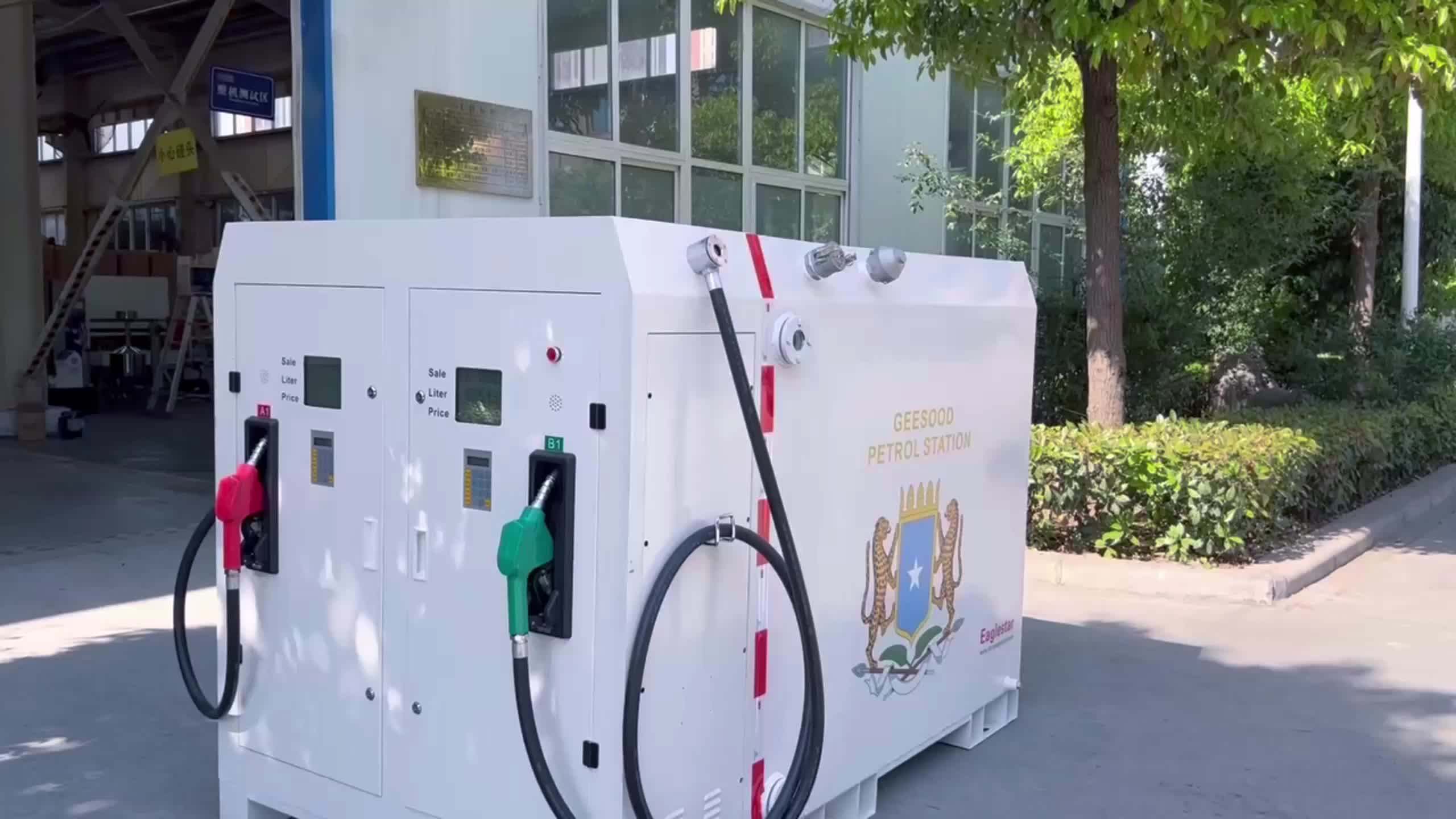 China Manufacture Skid Petrol Station Container Portable Fuel Gas