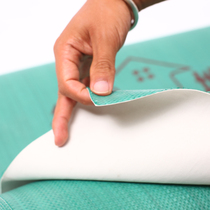 Decoration floor protective film floor tile cover tile cloth non-slip wear-resistant thick woven pve household protective pad