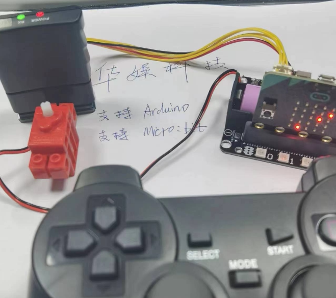 PS2无线双振动手柄秒变机器人小车遥控器!用ARDUINO+STM32打造极客玩家的未来感操作台_手柄_淘宝游戏网
