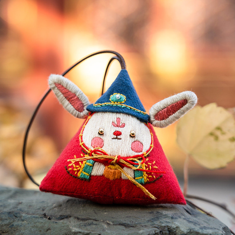 Aka Handmade Peace Talisman Embroidery DIY Material - Thumbnail 4