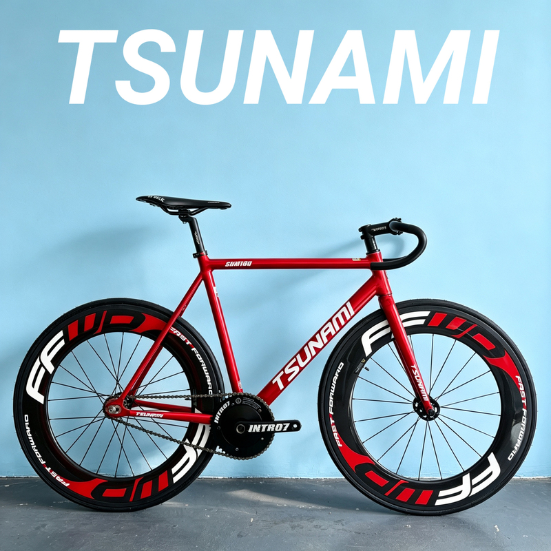 Tsunami Tsunami Snm100 Road Bike Racing Fixed Gear Bicycle Single Speed Track Bike Tsunami Tsunami Snm100 Road Bike Racing Fixed Gear Bicycle Single Speed Track Bike