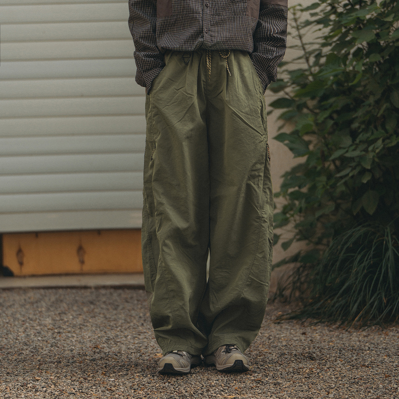 Shikakuki | Lithic2026 Spring Outdoor Cycling and Hiking Solid Color Quick-Drying Pants Windproof and Water-Repellent Work Pants
