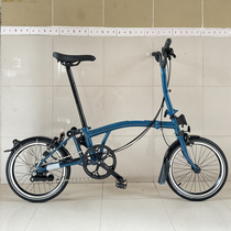 Fuyao brompton British Xiaobu folding bicycle M handlebar S handlebar 6-speed C Line deep sea blue unisex