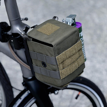 Fuyao DC suitable for brompton Xiaobu bicycle riding saddle bag handlebar bag mini tactical head bag