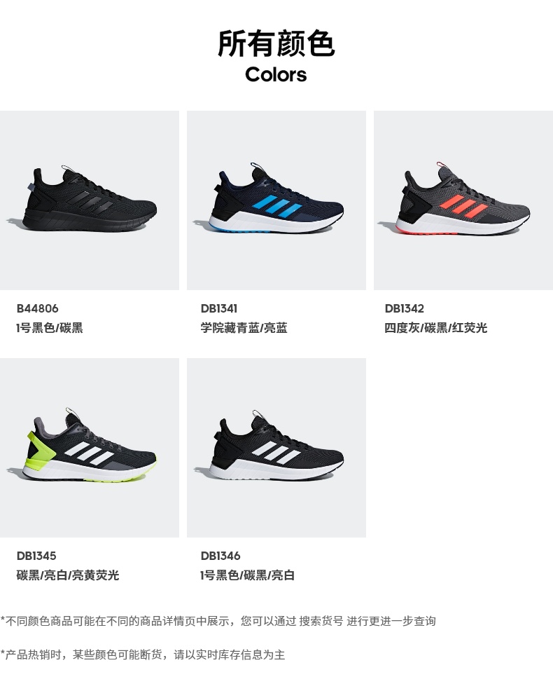 阿迪达斯 QUESTAR TND 男子跑步鞋 高弹双倍密度鞋底 图8