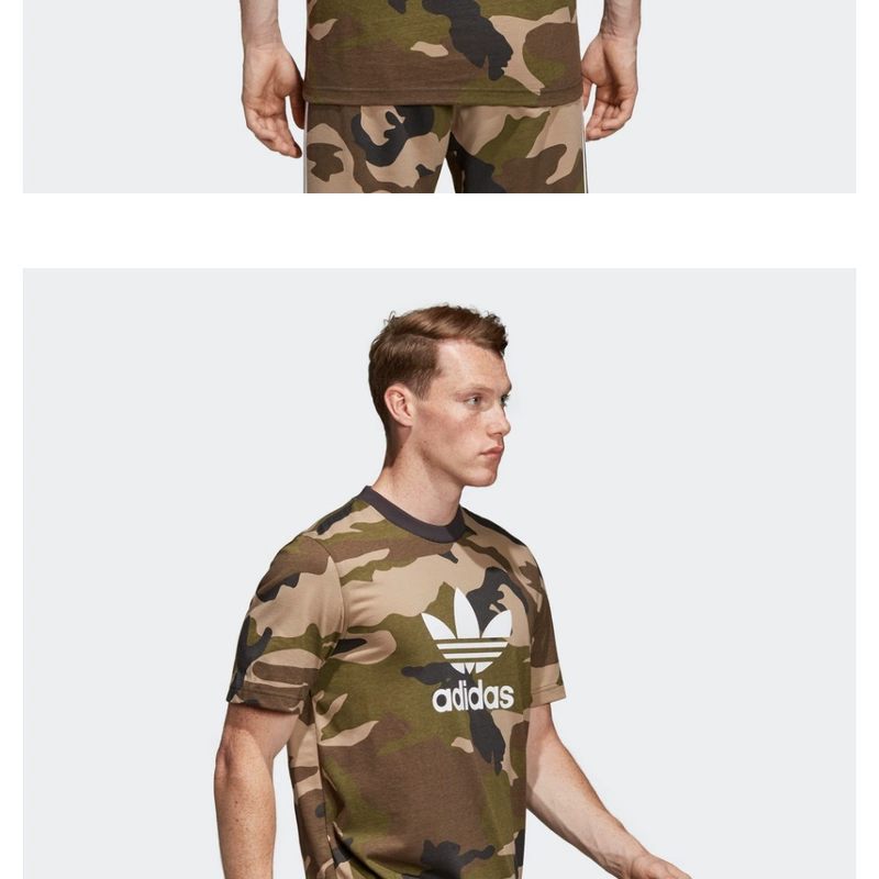 Trang web chính thức của Adidas áo thun nam ngắn tay Adidas clover CAMO TEE DV2067 - Áo phông thể thao