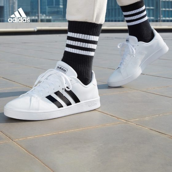 adidas Adidas official light sports GRANDCOURTBASE men's and women's tennis culture casual shoes