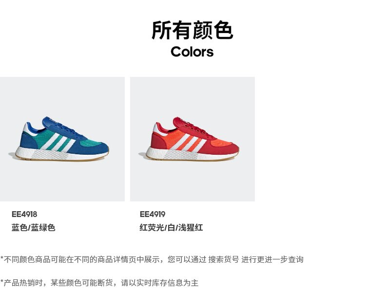 阿迪达斯 MARATHON TECH 男女运动鞋 全掌BOOST中底 图8