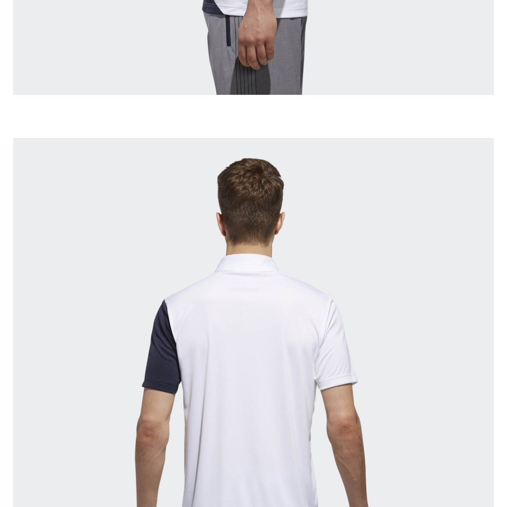 Adidas chính thức adidas golf nam tay áo ngắn tay áo DL8619 - Áo polo thể thao áo polo kẻ ngang