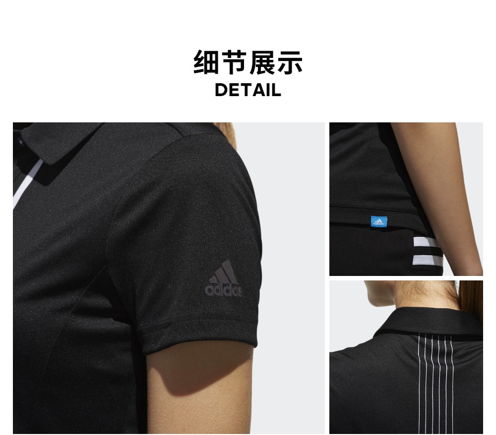 Adidas chính thức Adidas STITCH SS POLO áo sơ mi nữ tay ngắn CV8750 - Áo polo thể thao áo polo levis