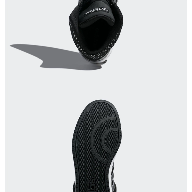 Adidas chính thức HOOPS 2.0 MID giày văn hóa bóng rổ CORE B27832 B27833