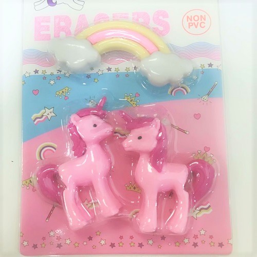 Realistic Rainbow Unicorn Styling Eraser Stationery Christmas Gifts