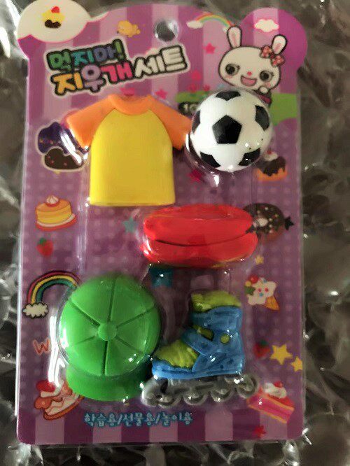 Sports Clothes Glasses Skeleeper Skeeper Simulation Stereo Rubber Stationery