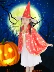 Halloween trẻ em trang phục bé gái công chúa quần áo nhà ảo thuật phù thủy nhỏ áo choàng áo bé trai ma quỷ vũ hội trang phục