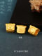Gold 999 Pure Gold 3D Hard Gold Zodiac Pig Fortune Bead Bracelet for Men and Women Love Gift D405